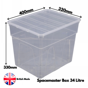Spacemaster Storage Box & Lid Size 09 (34 Litre)